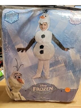 Disney Frozen Olaf Child Costume Disguise for Toddlers Size 4-6 #4012
